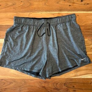 Nike Women’s Dri-Fit Gray Training Gym Shorts with Pockets